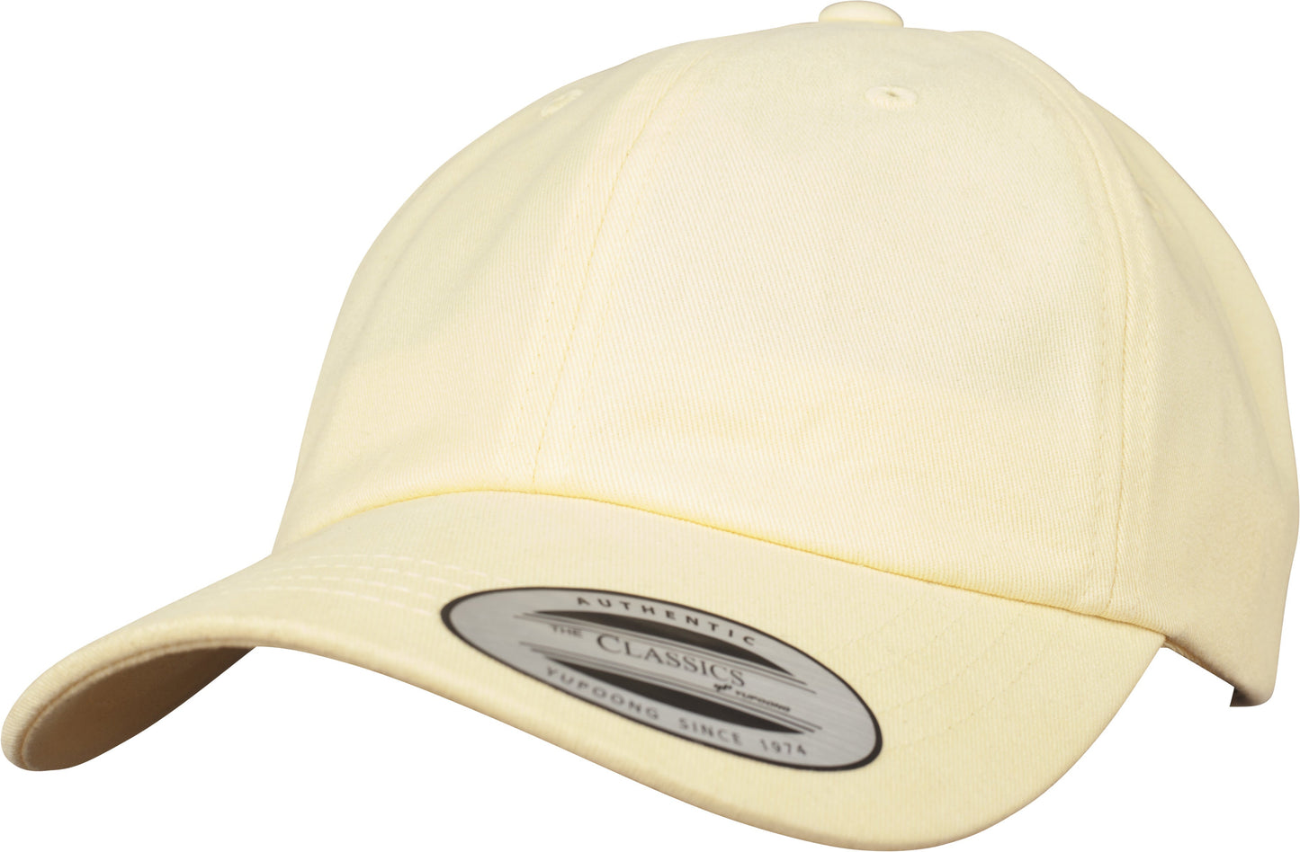 Flexfit Yupoong Peached Cotton Twill Dad Cap Unstructured Curved Brim 6245PT