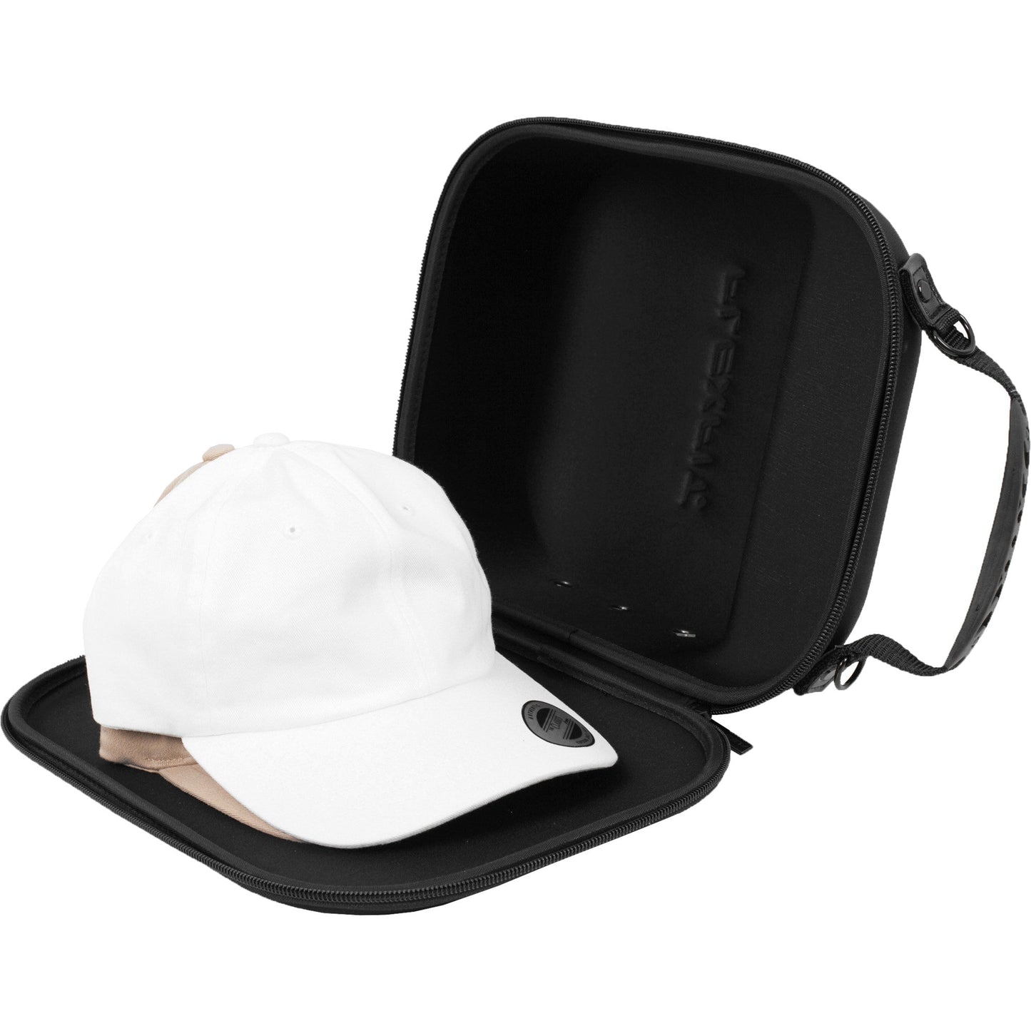 Flexfit By Yupoong Cap Carrier for 6 Caps, Crush Proof, Washable, Black