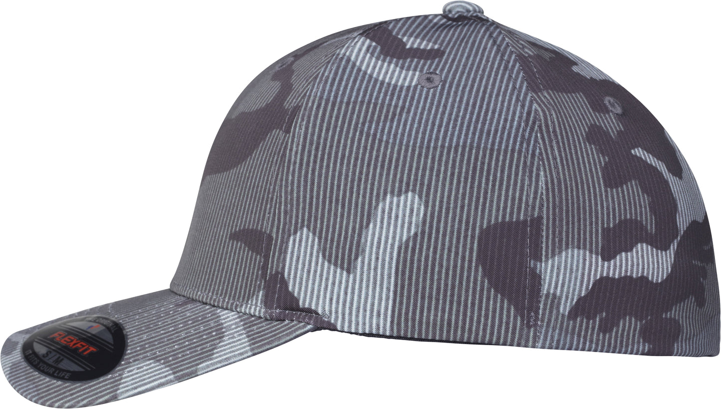 Flexfit Camo Stripe Cap 6277Cs Trendy Design Comfortable Fit S/M L/XL