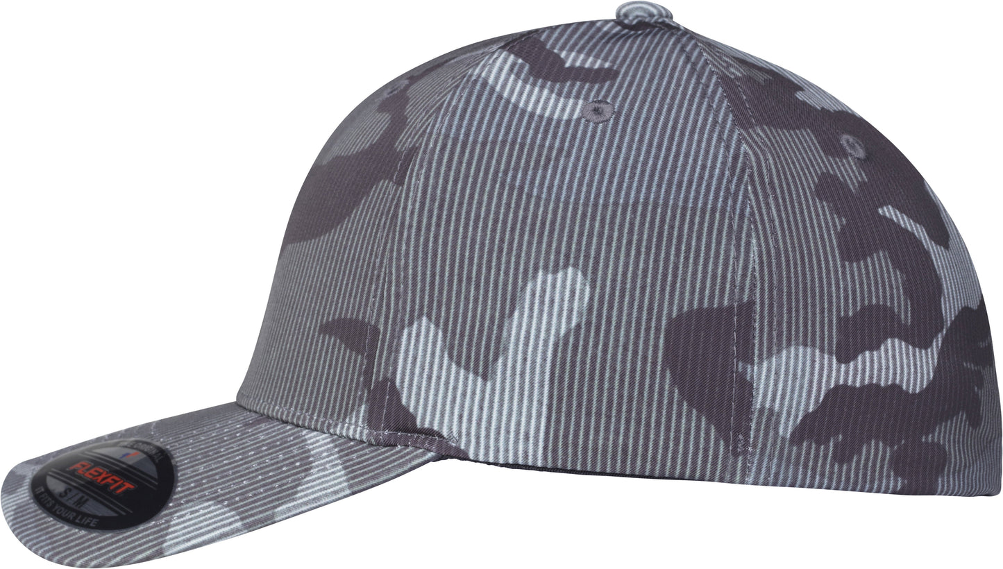 Flexfit Camo Stripe Cap 6277Cs Trendy Design Comfortable Fit S/M L/XL