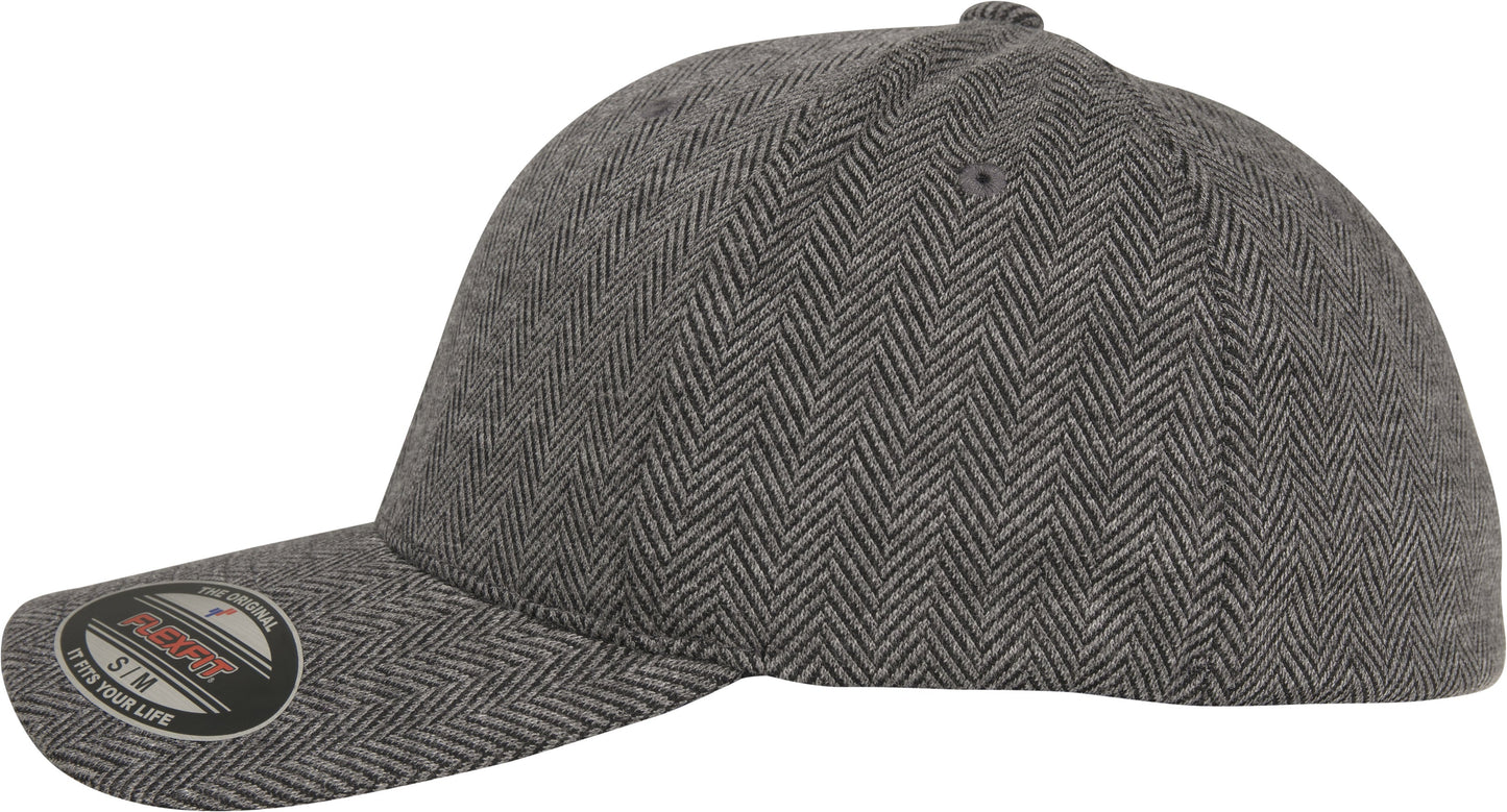 Flexfit By Yupoong Herringbone Melange Cap Cool Dry Flexfit Technology S/M L/XL