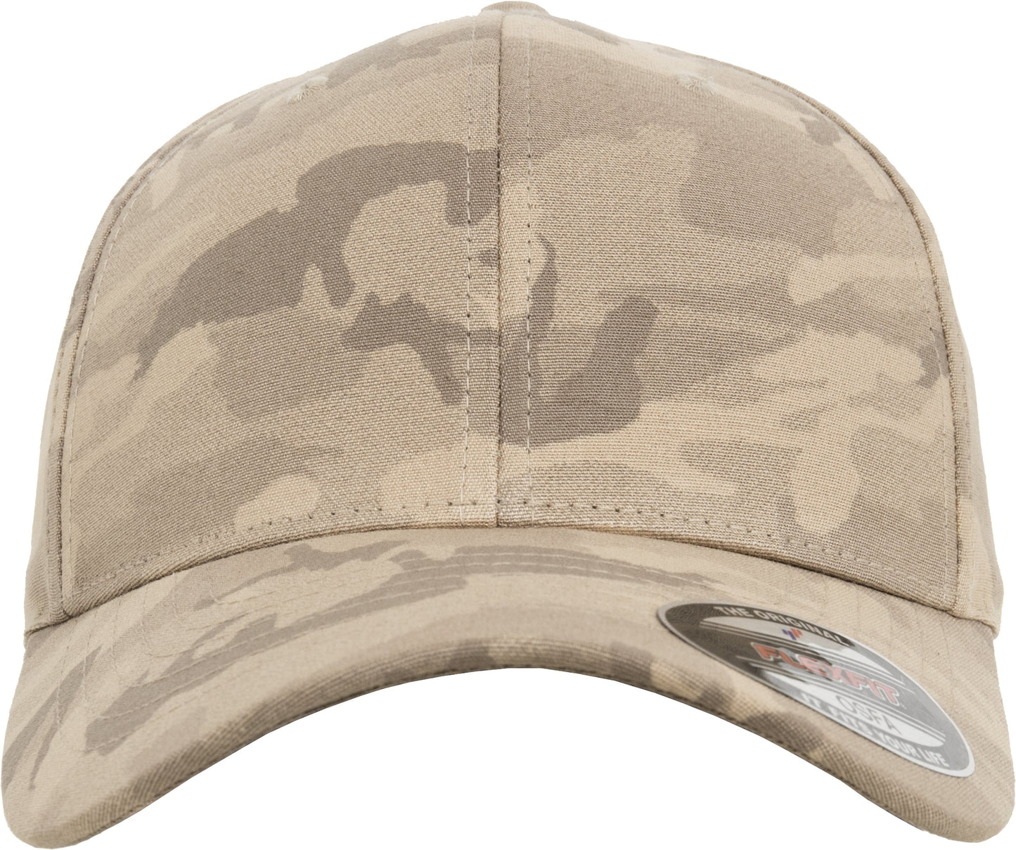 Flexfit By Yupoong Light Camo Cap 6277Lc Pre-Bent Visor Urban Style S/M L/XL