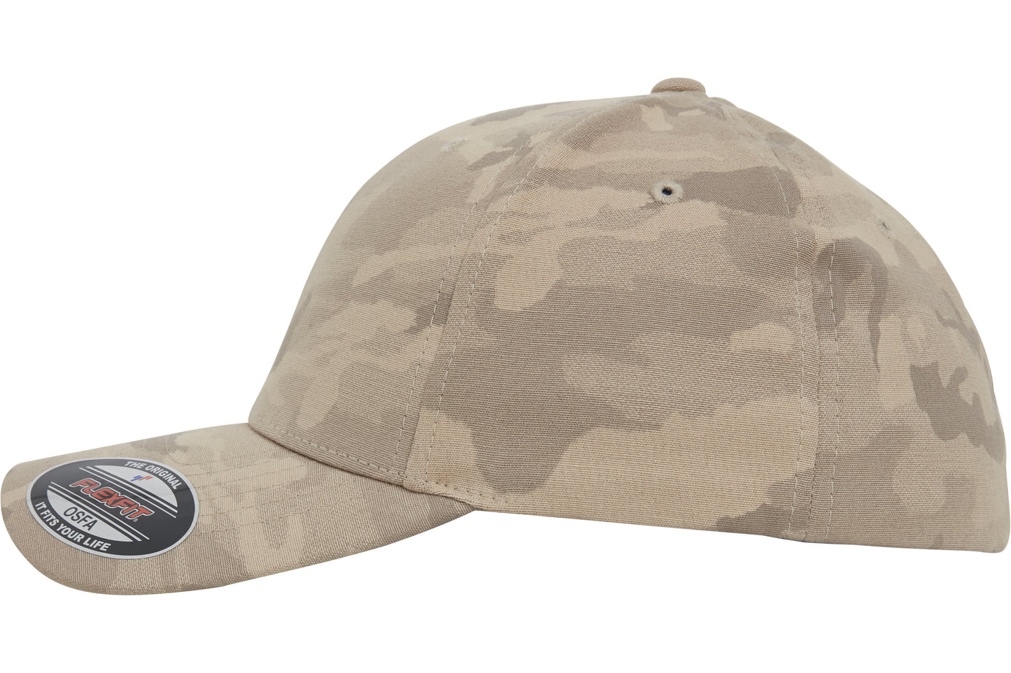 Flexfit By Yupoong Light Camo Cap 6277Lc Pre-Bent Visor Urban Style S/M L/XL