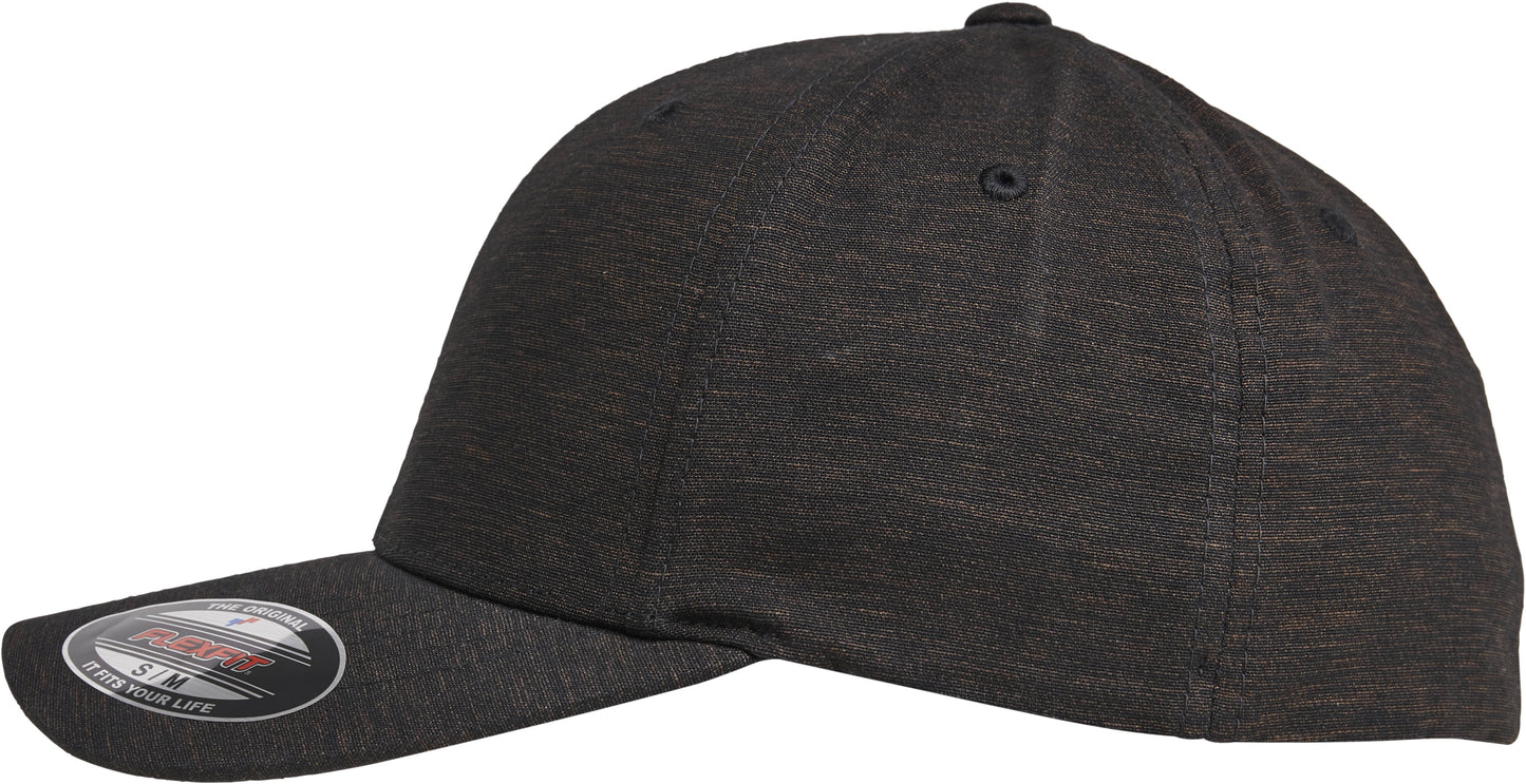Flexfit By Yupoong Natural Melange Cap 6277M Classic Shape Pre-Bent Visor