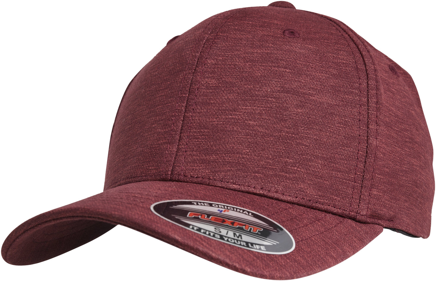 Flexfit By Yupoong Natural Melange Cap 6277M Classic Shape Pre-Bent Visor