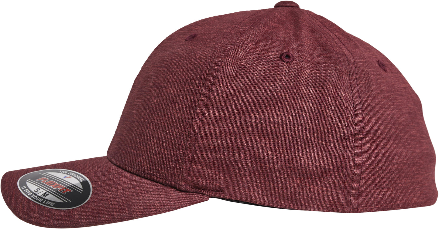 Flexfit By Yupoong Natural Melange Cap 6277M Classic Shape Pre-Bent Visor