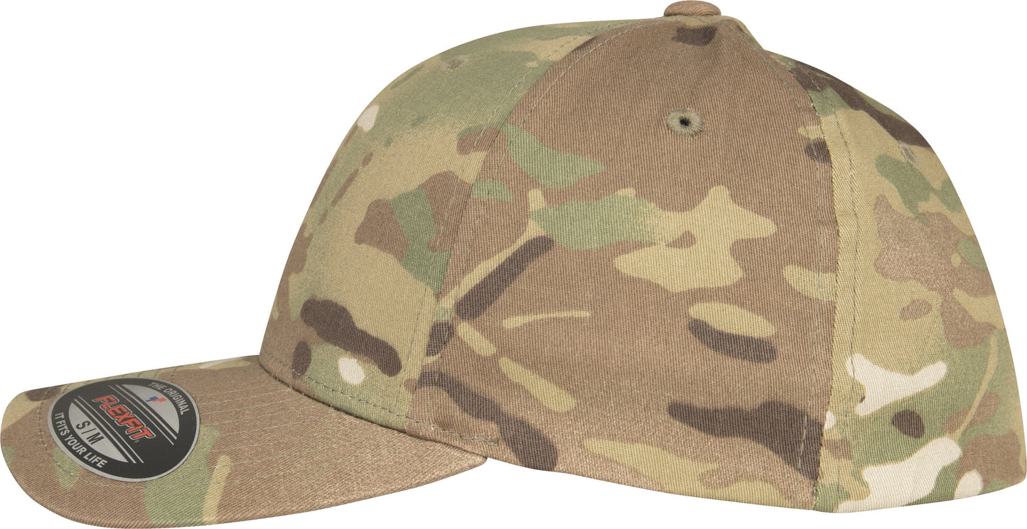 Flexfit By Yupoong Multicam Cap 6277MC High Quality Camouflage Headwear