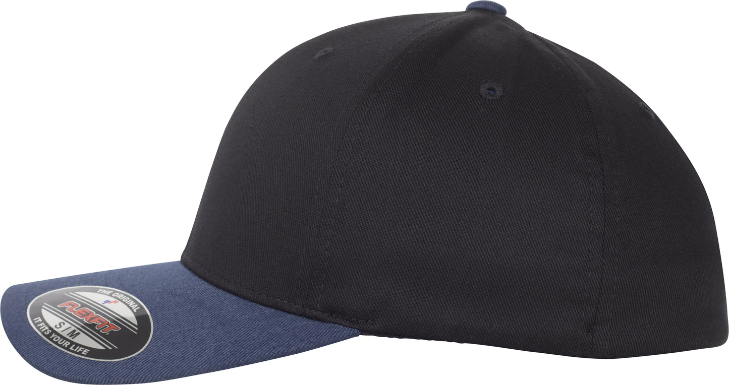 Flexfit Woolly Combed 2-Tone Cap by Yupoong Premium Wool-Blend S/M L/XL