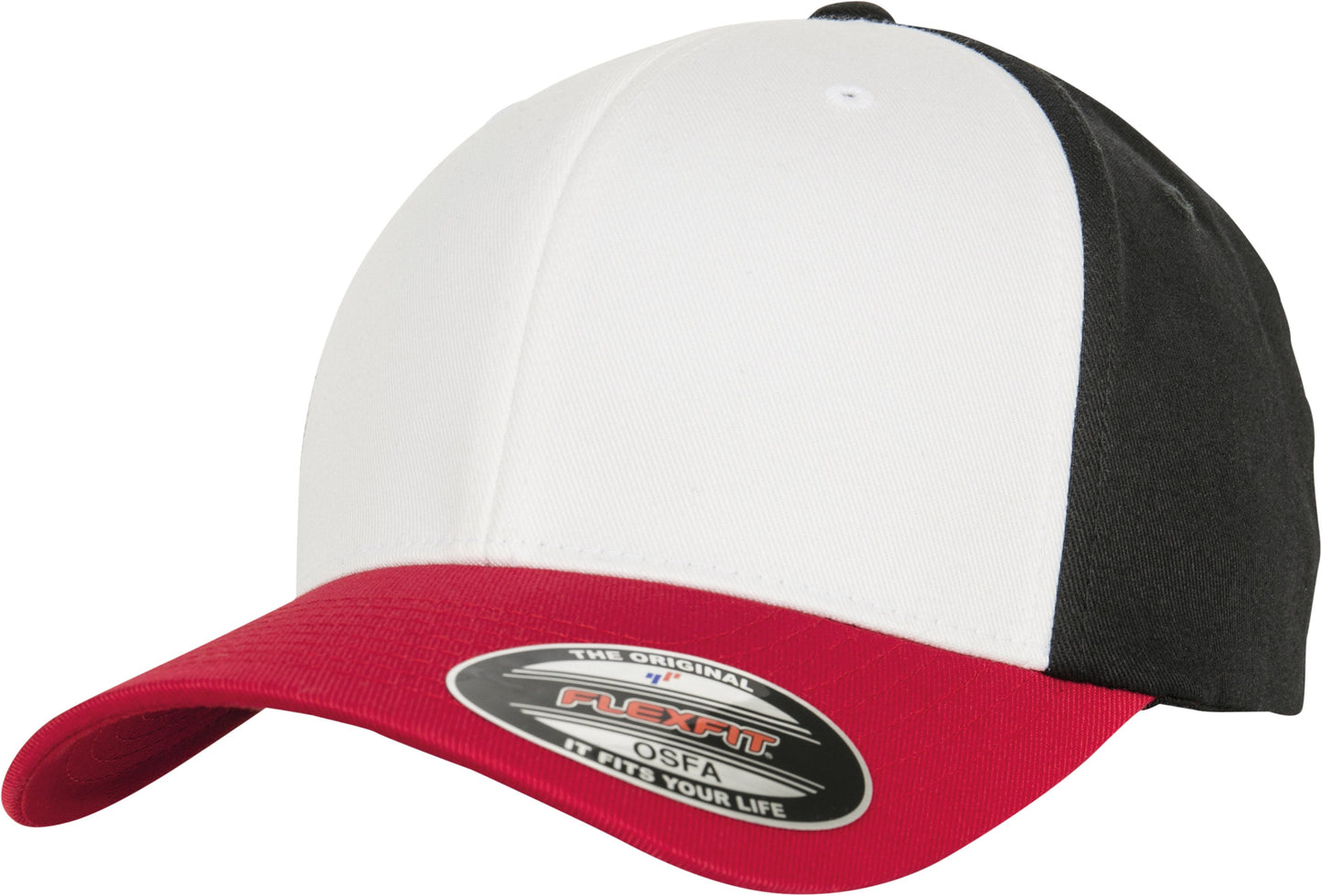 Flexfit By Yupoong 3-Tone Cap Relaxed Style Pre-Curved Visor S/M L/XL
