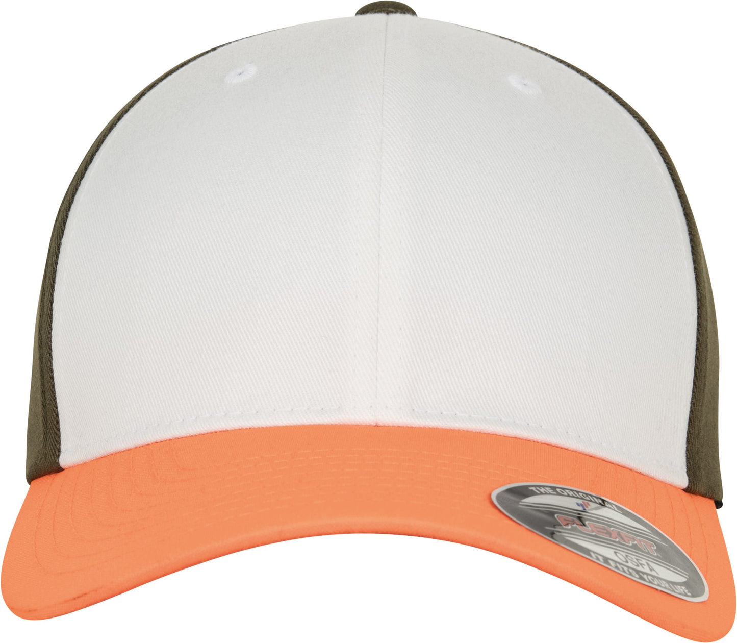 Flexfit By Yupoong 3-Tone Cap Relaxed Style Pre-Curved Visor S/M L/XL
