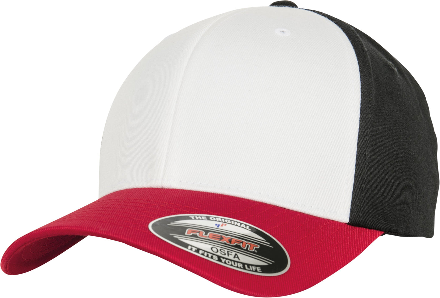 Flexfit By Yupoong 3-Tone Cap Relaxed Style Pre-Curved Visor S/M L/XL