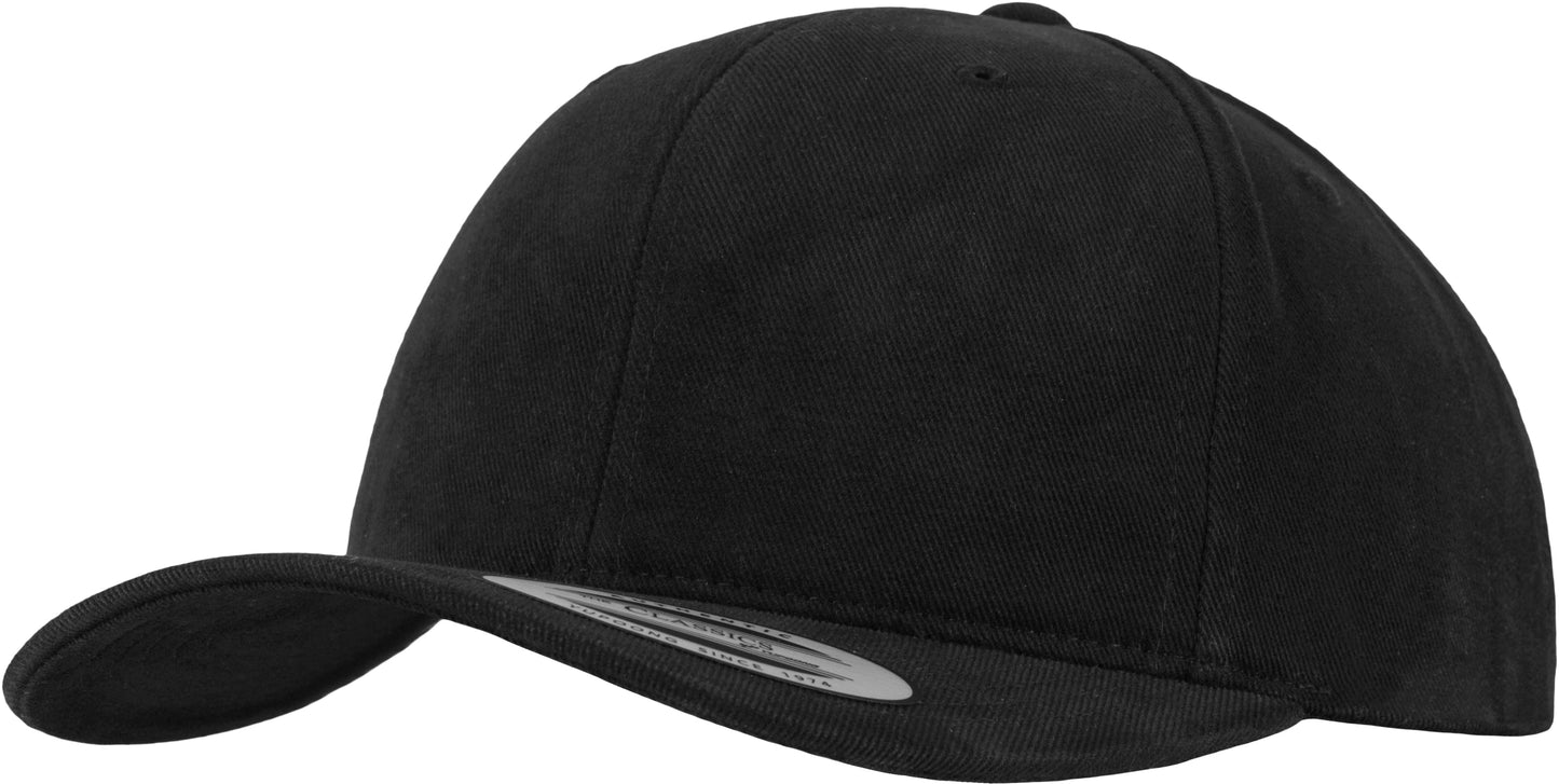 Flexfit Yupoong Brushed Cotton Twill Mid-Profile Cap with Hook and Loop Closure