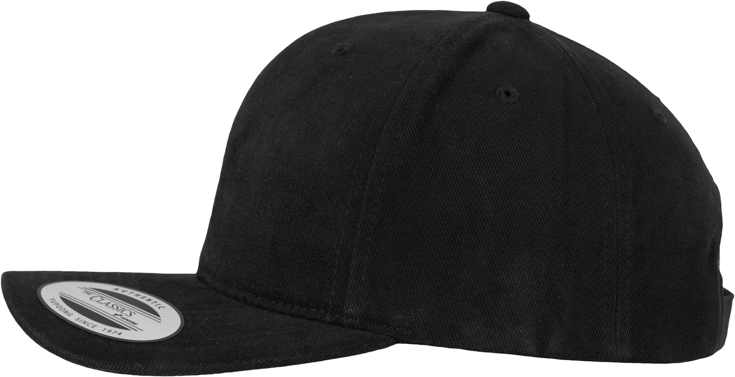 Flexfit Yupoong Brushed Cotton Twill Mid-Profile Cap with Hook and Loop Closure