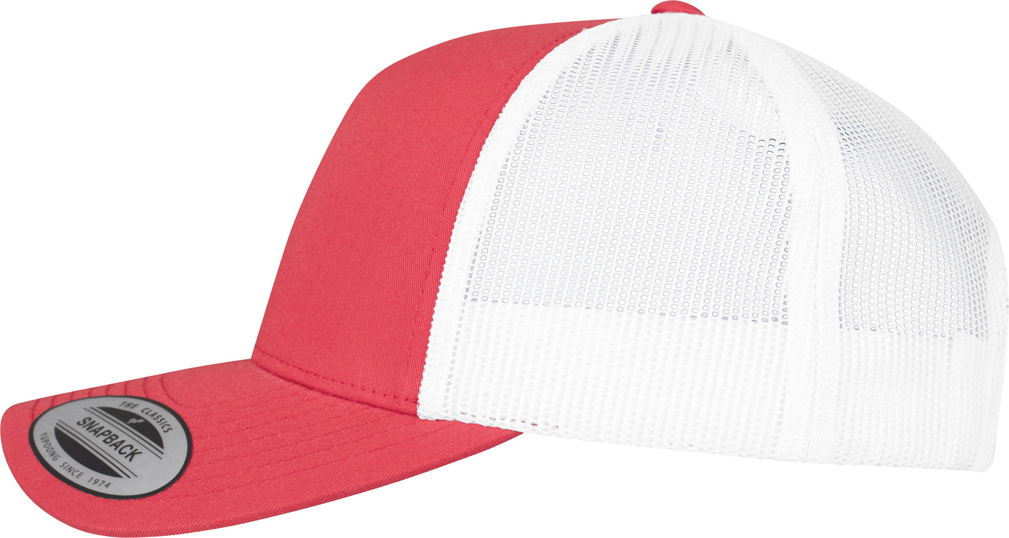 Flexfit Yupoong 5-Panel Retro Trucker 2-Tone Cap Casual Stylish Hat