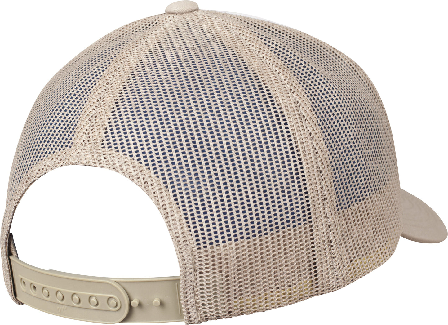 Flexfit Yupoong Retro Trucker Cap Coloured Front White Canvas Mesh Back