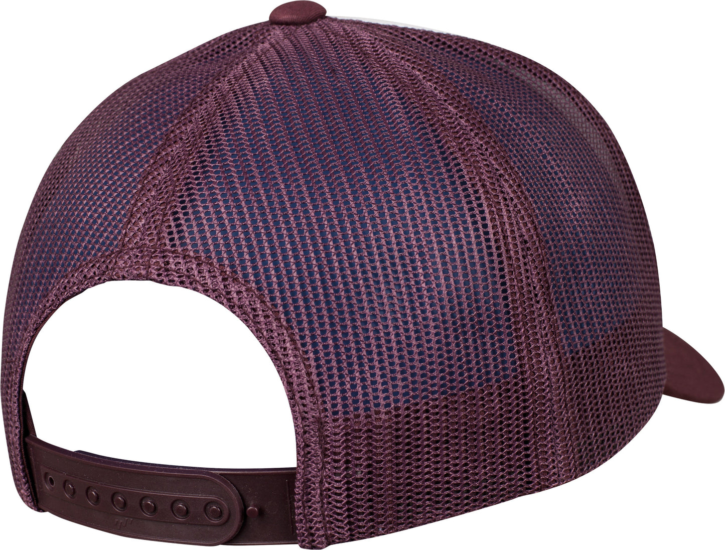 Flexfit Yupoong Retro Trucker Cap Coloured Front White Canvas Mesh Back
