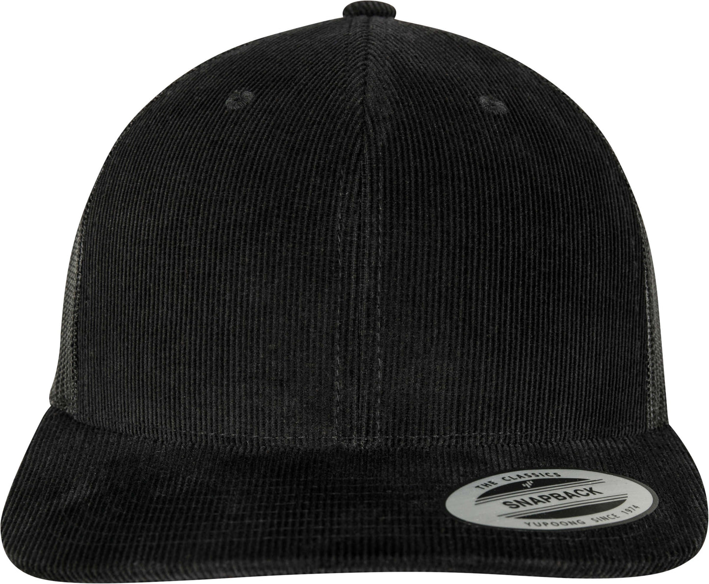 Flexfit Yupoong Corduroy Retro Trucker Cap Snapback Curved Visor Mesh 6606Ct
