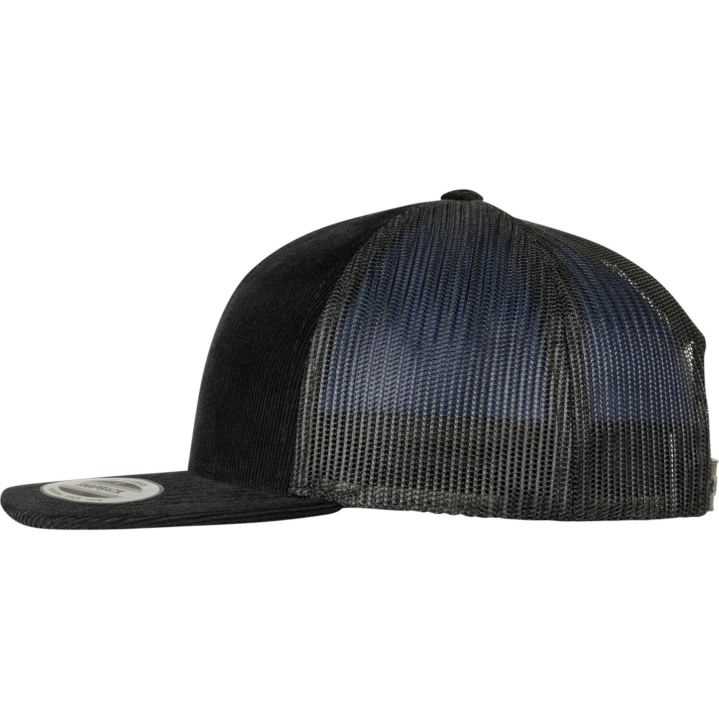 Flexfit Yupoong Corduroy Retro Trucker Cap Snapback Curved Visor Mesh 6606Ct