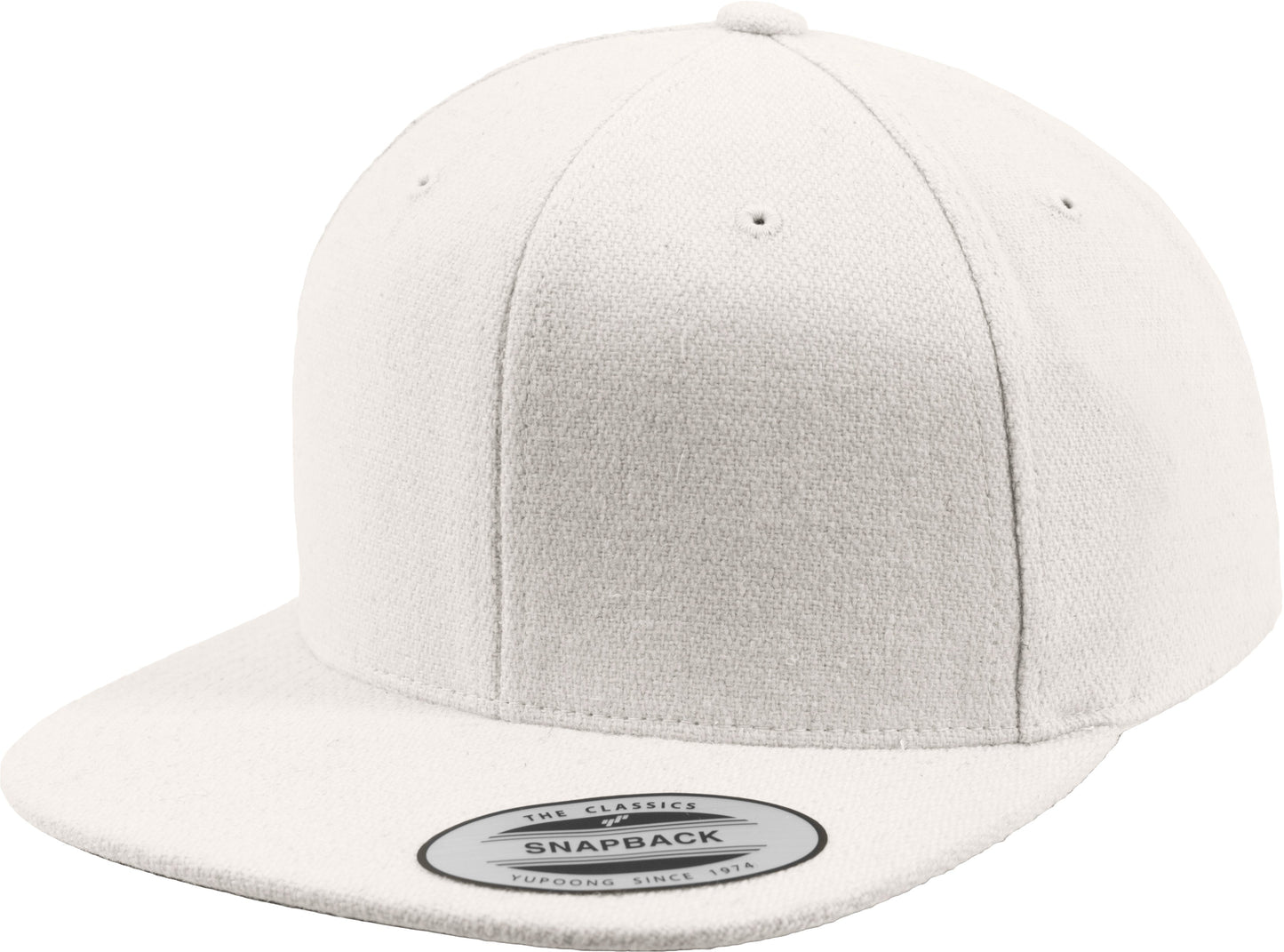 Flexfit Yupoong Melton Wool Snapback Cap Classic Shape Green Undervisor