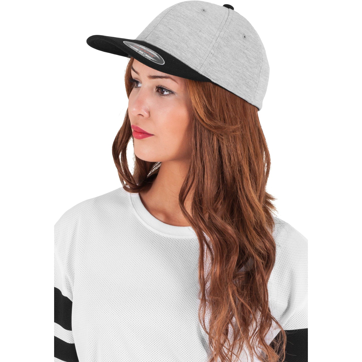 Flexfit By Yupoong Double Jersey 2-Tone Cap Soft Fabric Hard Buckram S/M L/XL