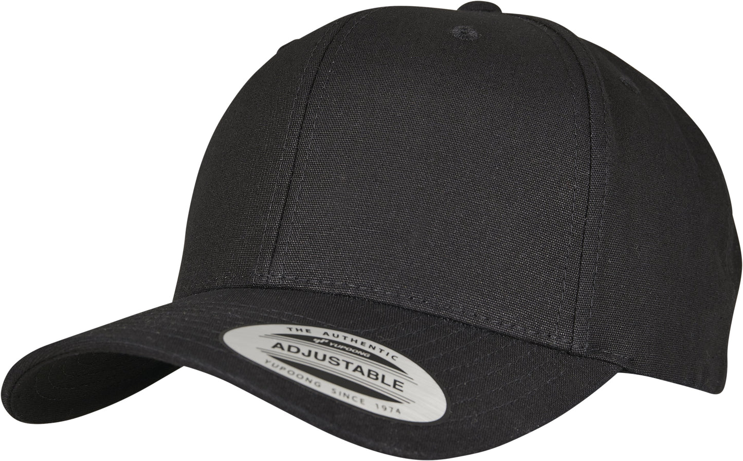 Flexfit Yupoong 6-Panel Curved Snap Cap Adjustable Metal Buckle Cotton Hat