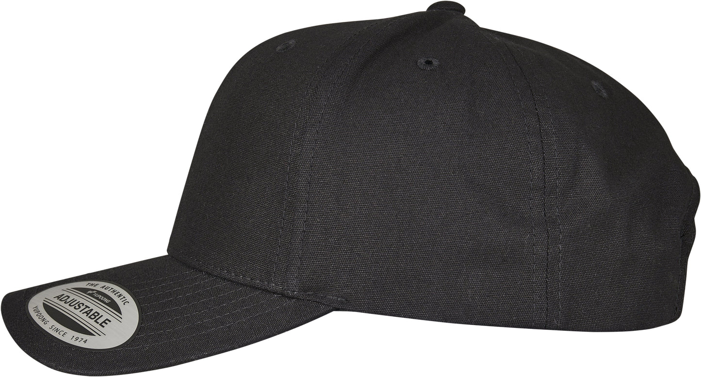 Flexfit Yupoong 6-Panel Curved Snap Cap Adjustable Metal Buckle Cotton Hat