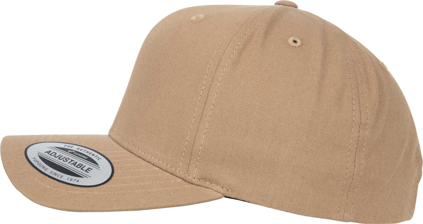 Flexfit Yupoong 6-Panel Curved Snap Cap Adjustable Metal Buckle Cotton Hat