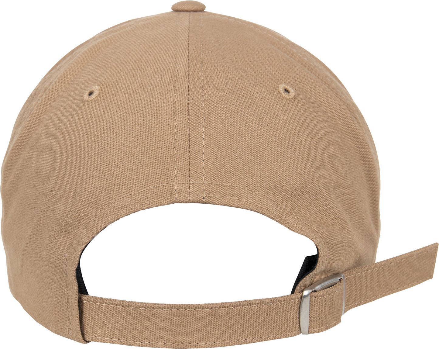 Flexfit Yupoong 6-Panel Curved Snap Cap Adjustable Metal Buckle Cotton Hat