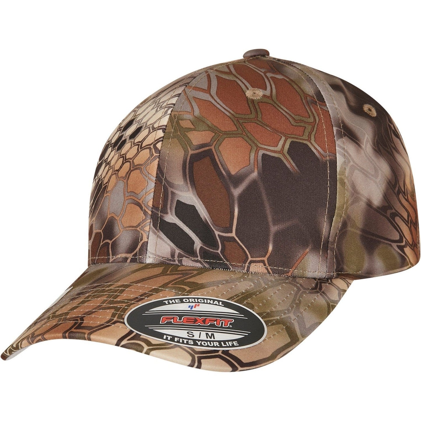 Flexfit Kryptek Cap 6277Kr Water-Repellent Dark Print Pre-Curved Visor