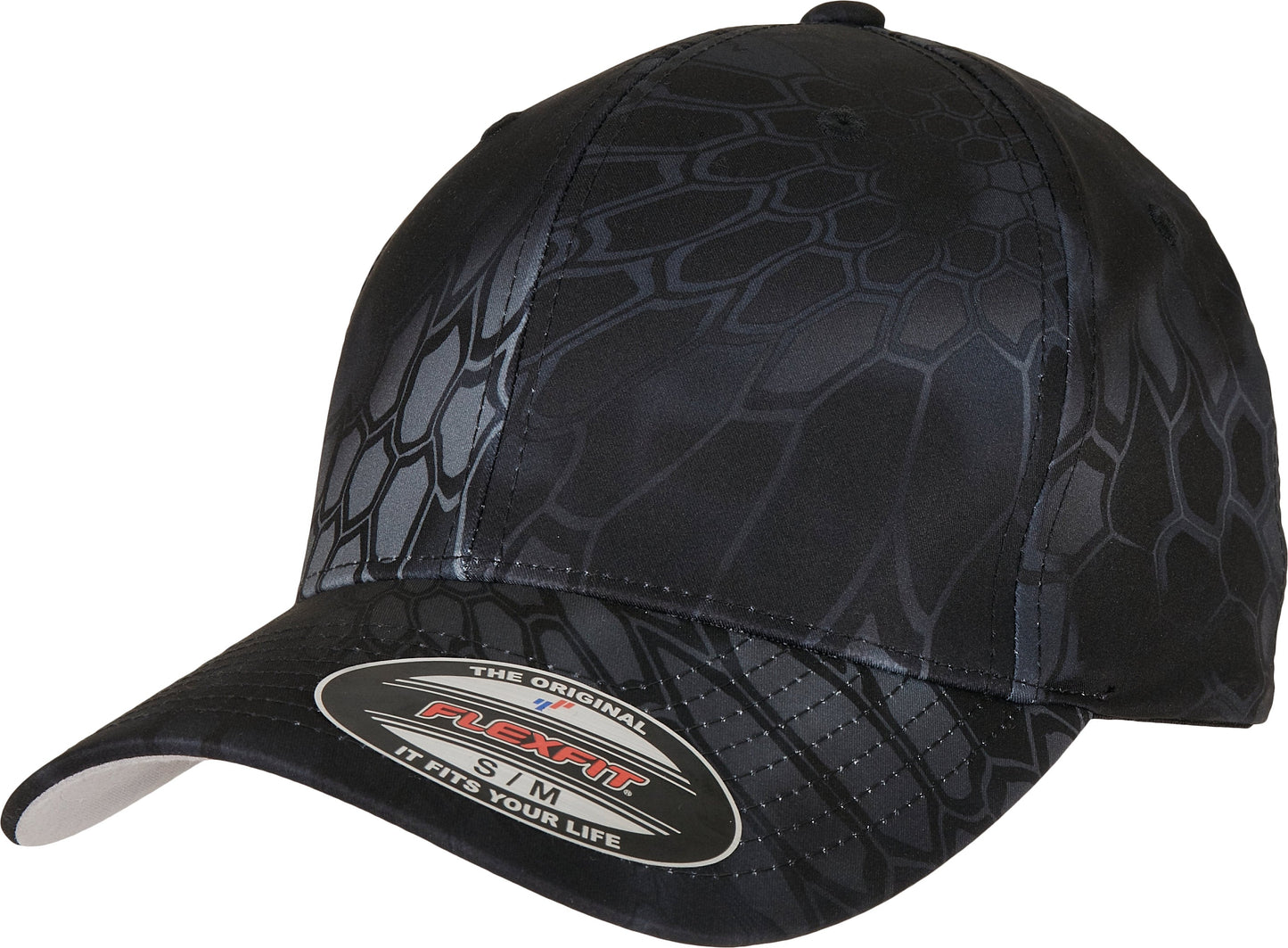 Flexfit Kryptek Cap 6277Kr Water-Repellent Dark Print Pre-Curved Visor