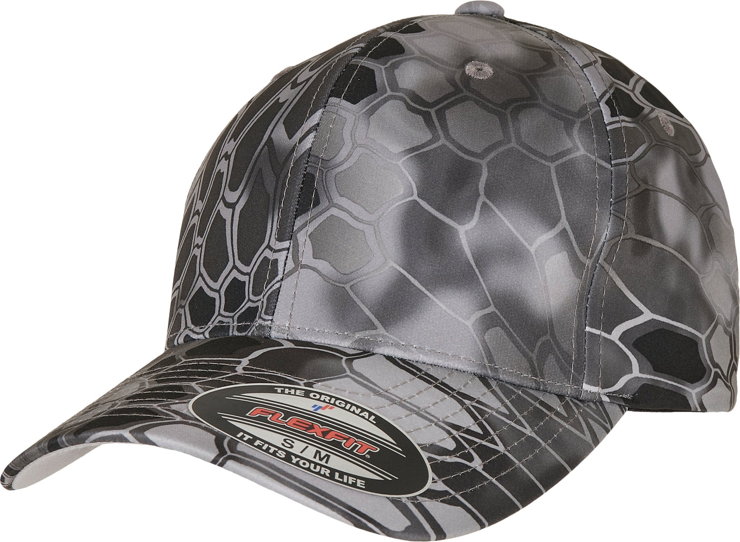 Flexfit Kryptek Cap 6277Kr Water-Repellent Dark Print Pre-Curved Visor