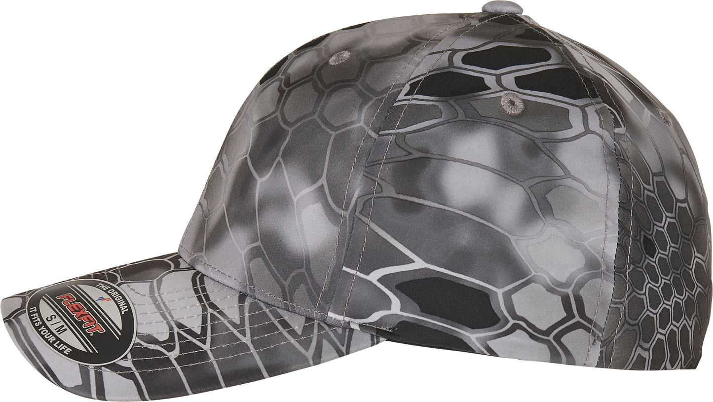 Flexfit Kryptek Cap 6277Kr Water-Repellent Dark Print Pre-Curved Visor