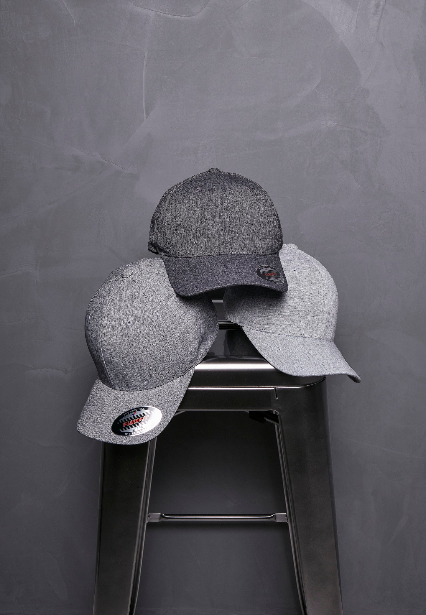 Flexfit Heatherlight Cap 6350 Mottled One Size Fits All with Flexfit Technology