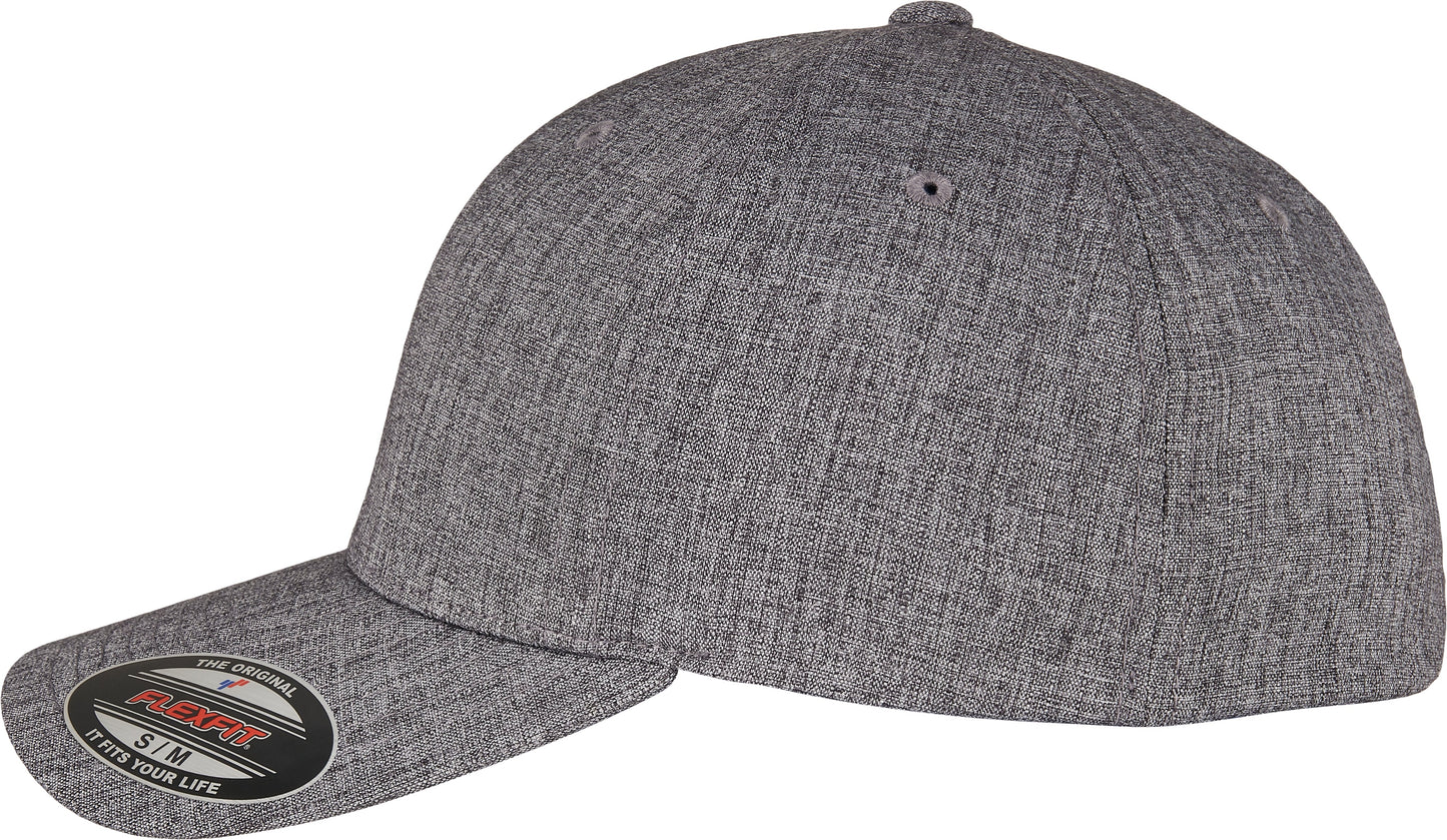 Flexfit Heatherlight Cap 6350 Mottled One Size Fits All with Flexfit Technology