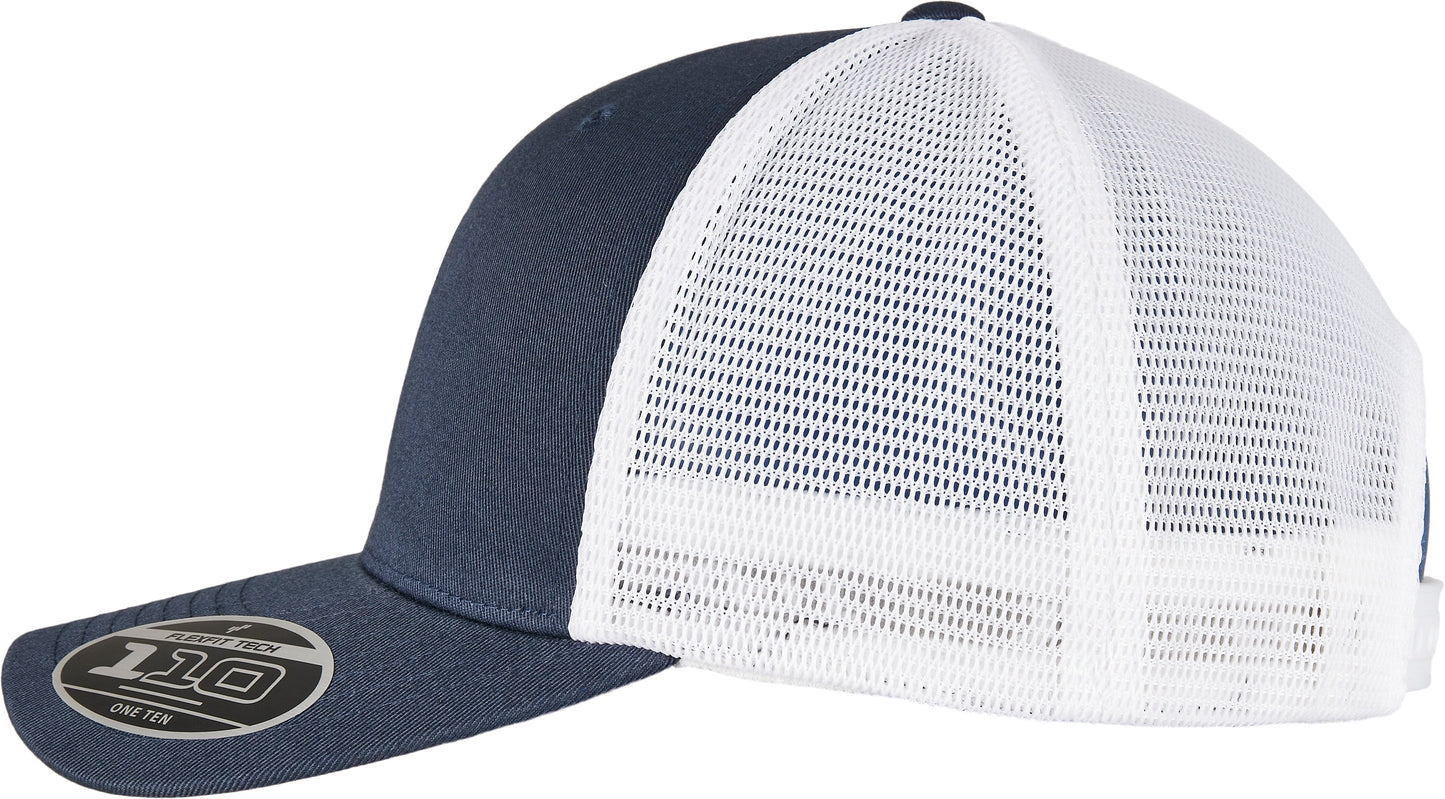 Flexfit Yupoong 110 Mesh 2-Tone Trucker Cap Adjustable Snapback One Size