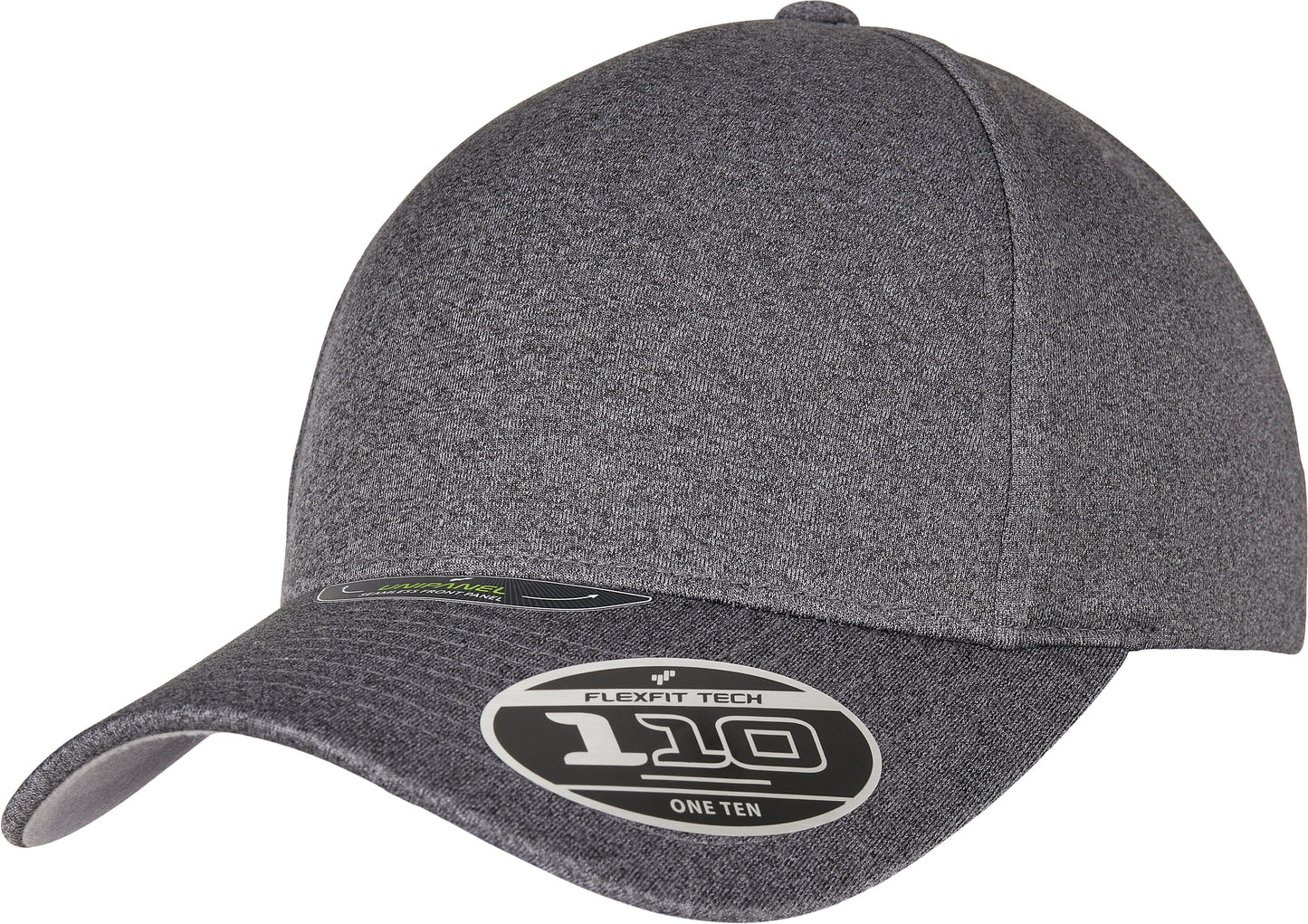 Flexfit Yupoong 110 Melange Unipanel Cap Seamless Front Panel Adjustable Fit