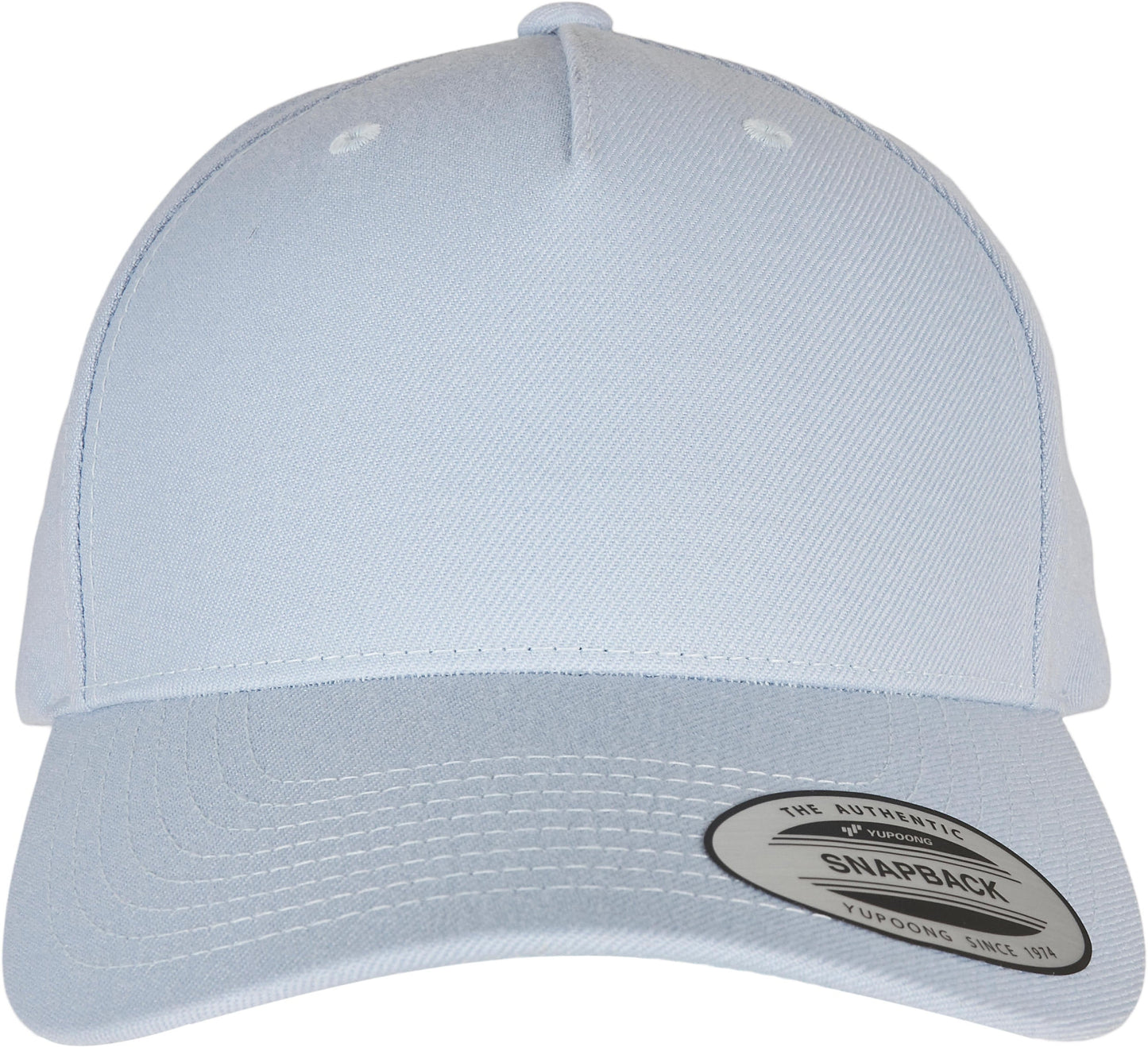 Flexfit Yupoong 5-Panel Snapback Cap Curved Visor Adjustable One Size Classic