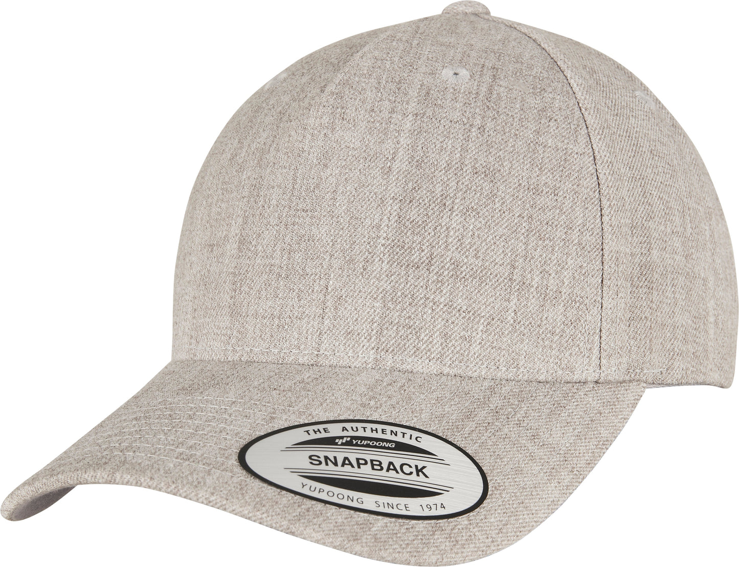 Flexfit Yupoong 5-Panel Snapback Cap Curved Visor Adjustable One Size Classic