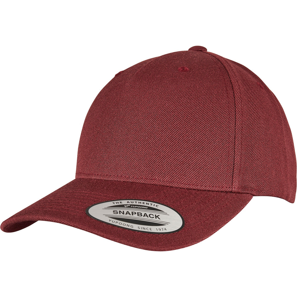Flexfit Yupoong 5-Panel Snapback Cap Curved Visor Adjustable One Size Classic