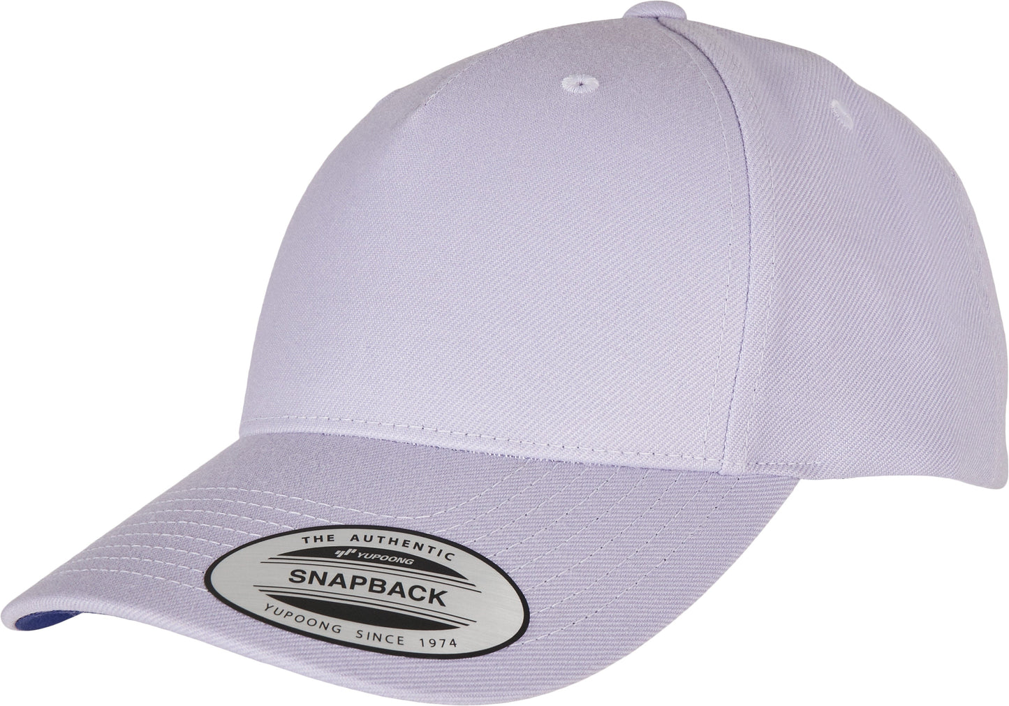 Flexfit Yupoong 5-Panel Snapback Cap Curved Visor Adjustable One Size Classic