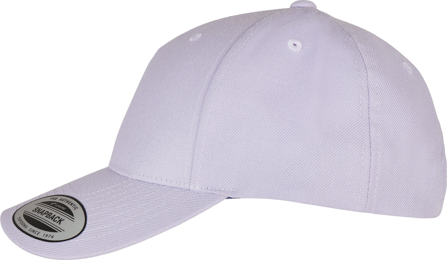 Flexfit Yupoong 5-Panel Snapback Cap Curved Visor Adjustable One Size Classic
