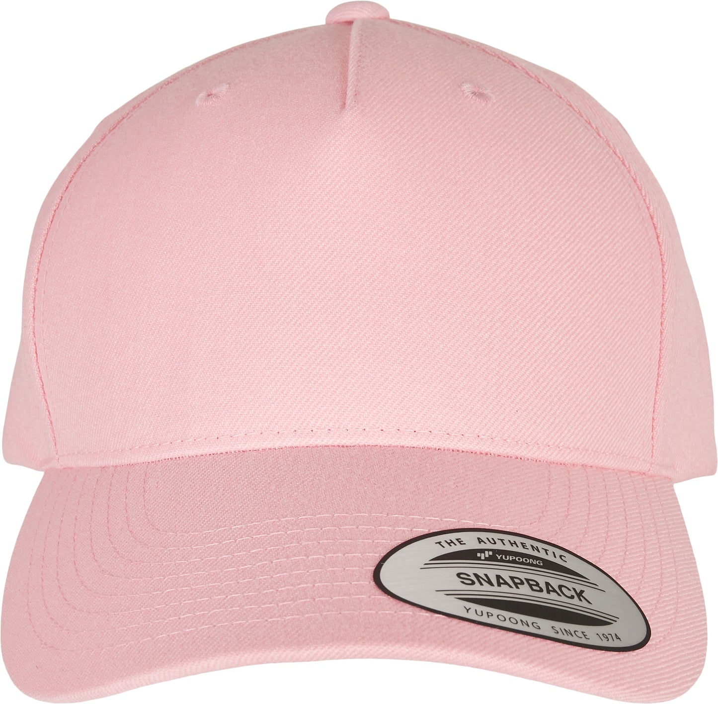 Flexfit Yupoong 5-Panel Snapback Cap Curved Visor Adjustable One Size Classic