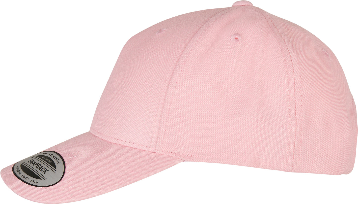Flexfit Yupoong 5-Panel Snapback Cap Curved Visor Adjustable One Size Classic