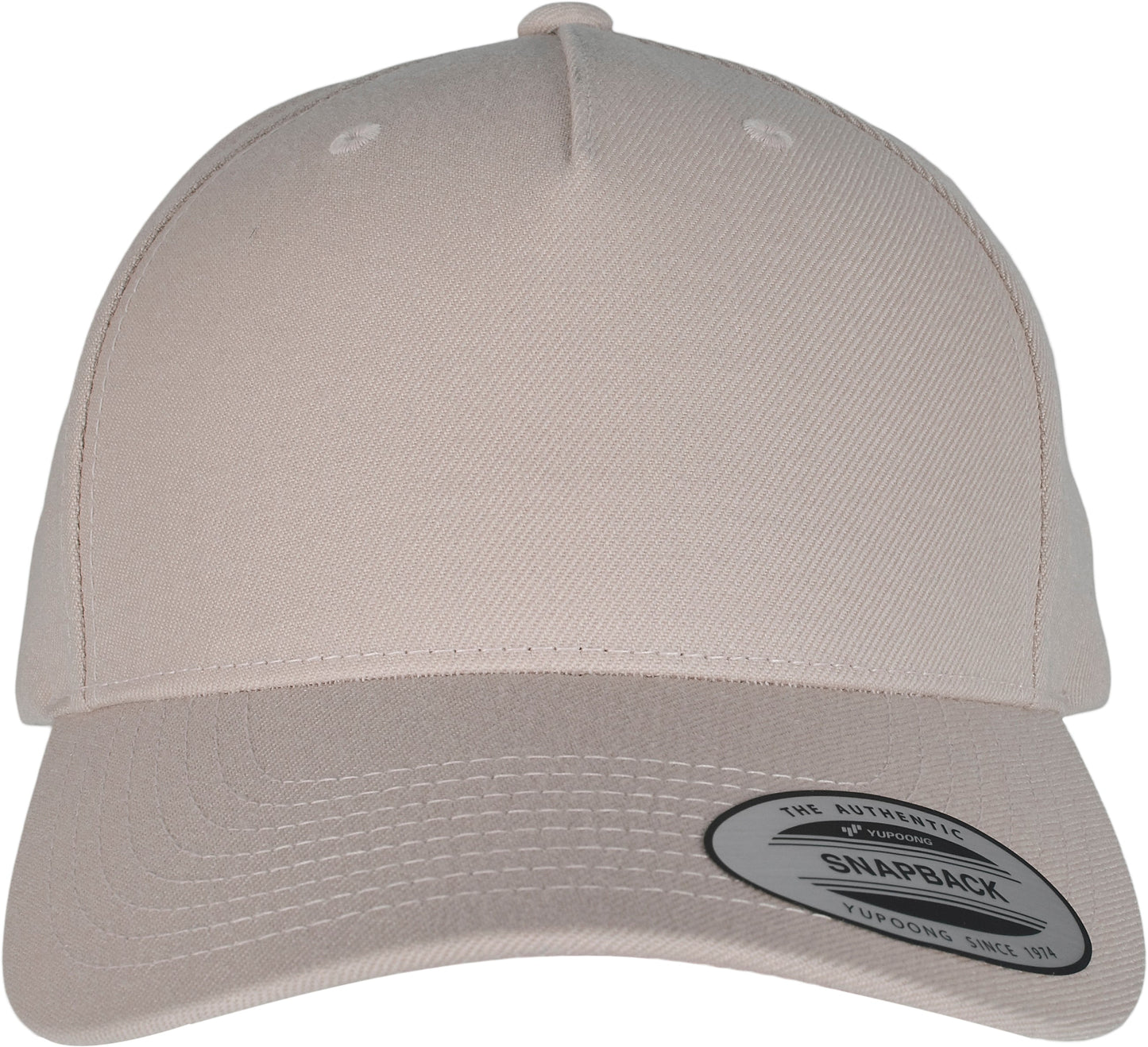 Flexfit Yupoong 5-Panel Snapback Cap Curved Visor Adjustable One Size Classic