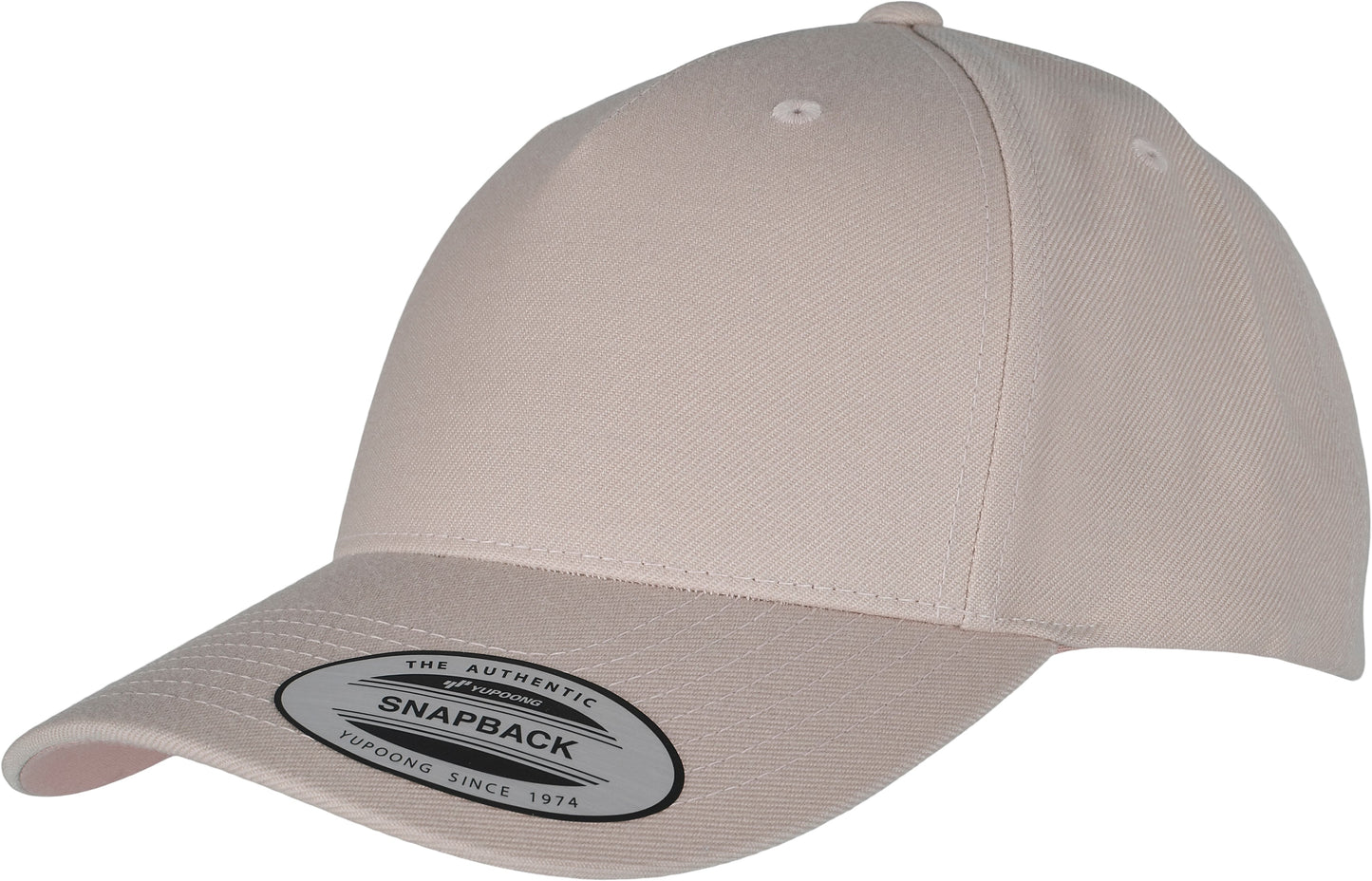 Flexfit Yupoong 5-Panel Snapback Cap Curved Visor Adjustable One Size Classic