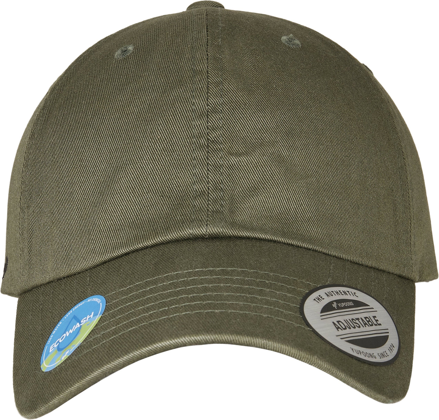 Flexfit Yupoong Eco-Wash Dad Cap 6245Ec Adjustable Cotton Pre-Curved Visor