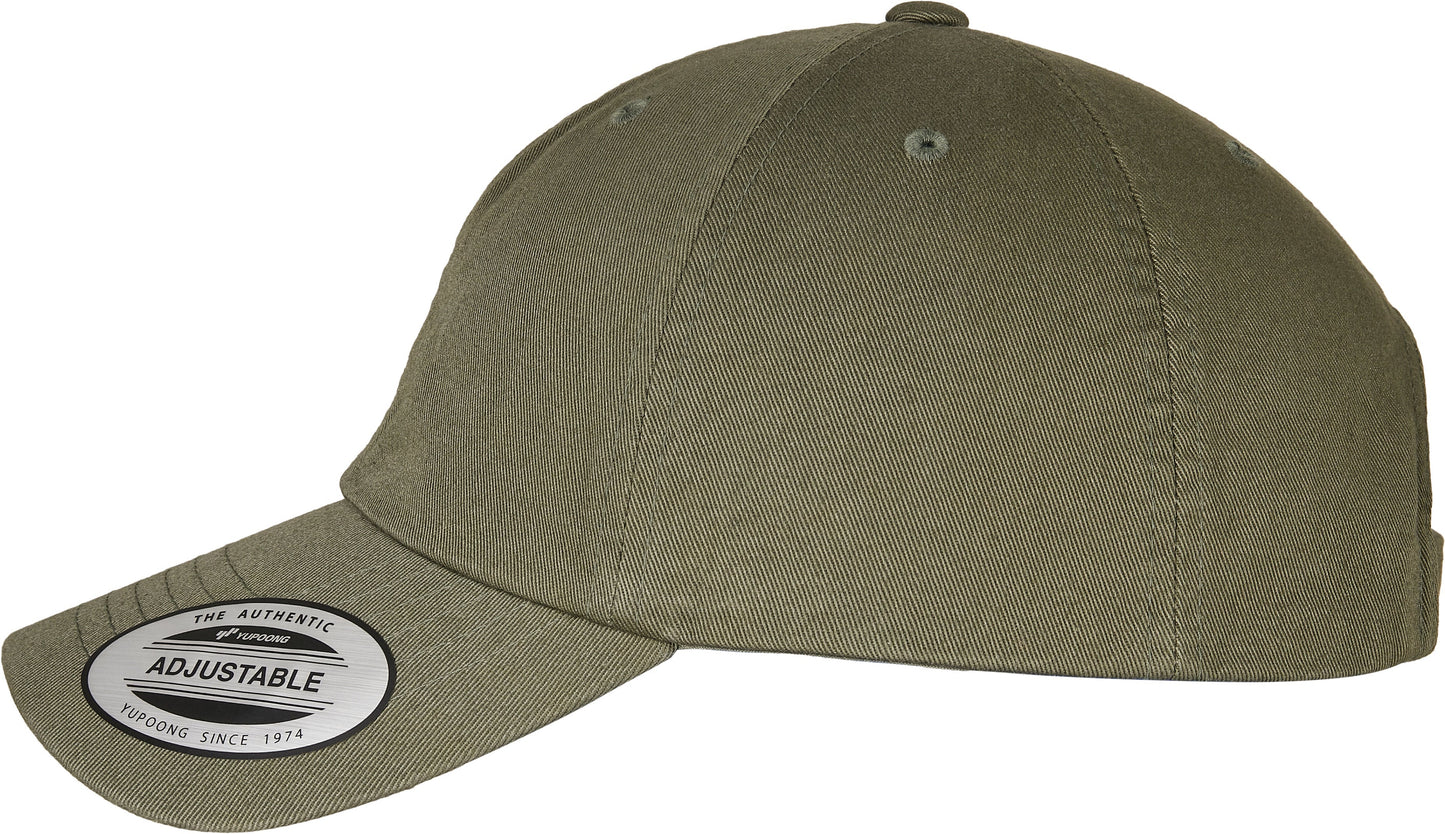Flexfit Yupoong Eco-Wash Dad Cap 6245Ec Adjustable Cotton Pre-Curved Visor