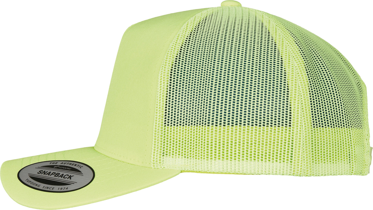 Flexfit Yupoong Neon Retro Trucker Cap Adjustable Snapback Bright Colors