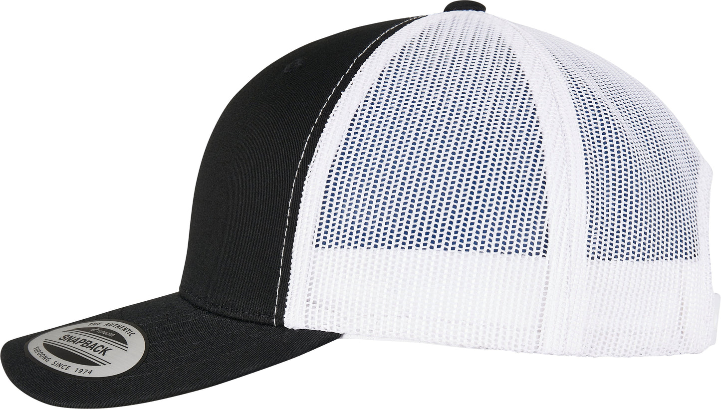 Flexfit Yupoong 6606RT Recycled Retro Trucker Cap 2-Tone Snapback Adjustable