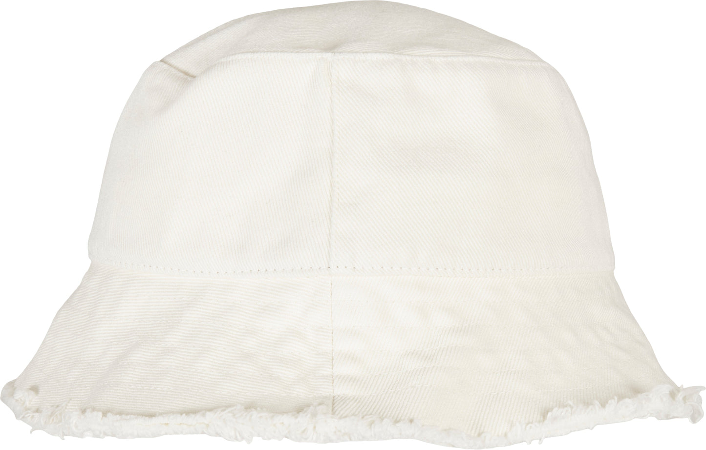 Flexfit Yupoong Open Edge Bucket Hat Frayed Brim One Size Cotton Casual